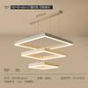 Uau, o Lustre da Sala de Estar é uma Luminária Moderna Minimalista Estilo Nórdico para a Sala de Jantar, Apresentando um Design Minimalista de Vela Branca, uma Grande Luminária Principal