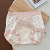 Calcinhas Modeladoras de Renda com Tiras Cruzadas de Algodão Lyocell Antibacteriano 10A Controle de Barriga Femininas Sem Costura Respiráveis de Cintura Alta Femininas