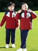 Uniforme Escolar, Chaqueta para Estudiante de Primaria, Uniforme de Clase de Tres Piezas, Traje para Estudiante de Secundaria, Uniforme de Jardín, Cubierta Cálida Desmontable para Senderismo al Aire Libre