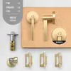 Cerradura de puerta mecánica anti-retroceso de estilo francés de lujo ligero moderno para dormitorio, manija de puerta silenciosa simple para habitación de niños y habitación de ancianos en interiores