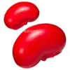 Bola Anti-Estresse de Espuma Colorida Arco-Íris em Formato de Coração, Bola de Pressão Multicor em Formato de Coração, Material PU, Logotipo Imprimível