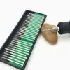 Caja de 30 piezas mini amoladora eléctrica taladro eléctrico accesorios especiales tallado de jade cabeza de amolado de arena de diamante aguja de amolado varilla de amolado