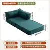 Sofá de tela para sala de estar, apartamento pequeño, casa de alquiler, sofá reclinable individual o doble, sofá cama plegable de doble uso integrado
