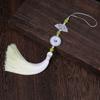 Fivela Ping An Gradiente Borla Diy Pingente Artesanal Característico Pingente de Leque de Bolsa com Borla Clássica Acessórios de Vestuário Borla Pendurada