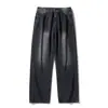 Ropa para Hombre ACU Jeans Ojo de Gato Retro Otoño 2026 Nueva Llegada Estilo Americano Marca de Moda Mezcla Lavada Desgastada Pantalones Casuales