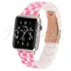 Adecuado para Apple Apple Watch S10/Ultra Correa de Resina Correa de Resina Cuadros Explosivos de Tablero de Ajedrez