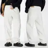 Jeans branco de alta qualidade para homens, nova coleção outono 2026, marca moderna estilo americano, calça longa de corte reto wide-leg cleanfit