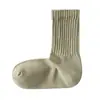 Calcetines al por mayor de Acheng: Calcetines de Algodón para Mujer, Calcetines de Media Pantorrilla para Primavera y Otoño, Versátiles, Cómodos, Absorbentes del Sudor, Anti-Pilling, Calcetines Slouch de Moda