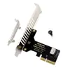 Tarjeta de Expansión PCIe X4 a SFF-8611 y 8612 Oculink Interfaz Integrada para SSD U.2 Externo Disco Hong