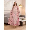 Fábrica Popular de Vestidos de Malla para Comercio Exterior Venta al por mayor Vestido de Estilo Nuevo Elegante Vestido Largo de Lentejuelas Estampadas