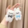Novo blush urso coelho guincho boneca de pelúcia pingente bonito casal saco chaveiro boneca atacado