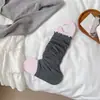 Meias Finas Respiráveis Brancas Ultra-Finas com Pé de Meia e Bordas Franzidas para Primavera e Verão, Estilo Coreano Popular Meias Largas Estilo Miu Doce