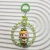 Auténtico Pop Mart Fiesta de Pijamas Cacahuete Cuentas Hecho a Mano Colgante para Teléfono Cadena para Teléfono Colgante para Bolso de Teléfono