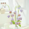 Estoque de Fábrica Transfronteiriço Feito à Mão Crochê Lírio-do-Vale Flores Artificiais Buquê Produto Acabado Tecido Dia dos Namorados Aniversário Lembrancinhas Presentes
