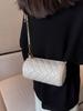 Bolsa Cilíndrica Acolchada de Pedido Extranjero para Mujer 2026 Nueva de Moda Elegante Versátil Bolso Cruzado con Cadena Bolso de Hombro de Moda