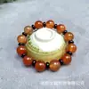 Pulseiras de Contas Redondas Novo Estilo Atacado para Homens e Mulheres, Contas de Tamanho Grande, Suprimento para Transmissão ao Vivo, Vendas de Vendedores Ambulantes, Brindes Promocionais, Ágata Vermelha