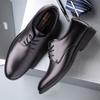 Zapatos Británicos para Hombre Mejor Hombre Negro Novio Traje de Vestir de Negocios Invierno Forrados de Polar Zapatos Casuales de Piel Zapatos de Boda para Hombre