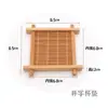 Porta-copo de Chá de Bambu, Porta-copo em Forma de Cruz, Suporte de Copo para Cerimônia do Chá, Porta-bule, Tapete de Bambu, Tapete de Isolamento Térmico, Porta-copo Quadrado, Tapete Decorativo