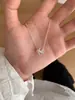 Libro Rojo Nuevo Collar de Perlas de Plata de Ley para Mujer Color Libre Diseño de Nicho Lujo Ligero Joyería de Plata de Alta Gama Cadena para Clavícula