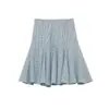 Para Comercio Exterior Europeo y Americano Transfronterizo Ropa de Mujer Aliexpress Más Vendido Moda de Verano Versátil Falda de Cuadros Irregular