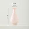 Vaso Ornamentado de Cerâmica com Esmalte de Cristal Rosa Shumen para Arranjo de Flores na Sala de Estar, Decoração de Luxo Leve de Alta Qualidade, Recipiente Hidropônico para Flores Frescas