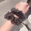 Elástico de Cabelo Estilo Coreano Porta-Rabo de Cavalo de Organza Elástico Corda de Cabelo Anel de Tecido Anel de Intestino Grosso Elástico Coque Acessórios de Cabelo Rabo de Cavalo Mulher