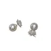 Pendientes de Perla Fuegos Artificiales Dual-Wear, Pendientes de Estilo de Lujo Ligero de Nicho de Gama Alta, Nuevos Pendientes Populares Verano 2026