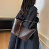 Moda Transfronteriza para Mujer 2026 Nuevo Bolso de Hombro Retro Versátil de Moda Bolso Tote Grande de Capacidad para Viajes