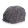 Sombrero Bailey de otoño e invierno para niños, gorra para niños, gorra para adultos para padres e hijos, gorra octogonal avanzada para hombre y mujer