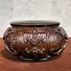 Adornos de Cornucopia Tallados en Ébano Artesanías de Madera Maciza Decoración para Sala de Estar Oficina en Casa Regalos para Apertura de Tienda