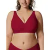 Lingerie Plus Size Europeia e Americana Transfronteiriça Amazon Estampa de Leopardo Suporte Macio para Seios Grandes Sem Costura Respirável Sutiã Invisível Comércio Exterior