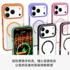 Adecuado para iPhone 18 Pro: Funda de teléfono cristalina, magnética y minimalista con alta transparencia y color sólido, que ofrece protección contra caídas