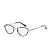 M2500 export ojo de gato mariposa marco pequeño moderno foto callejera marco personalizado gafas graduadas para miopía para mujer con protección contra la luz azul