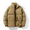 Ropa para Hombre Transfronteriza Invierno 2025 Ropa de Algodón Deportiva y de Ocio para Parejas Chaquetas Gruesas Cálidas Acolchadas de Algodón para Estudiantes y Chaquetas para Mujeres