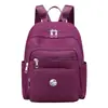 Bolsa Feminina Grande Capacidade Elegante Versátil Mochila Esportiva Casual de Ombro Duplo Tecido de Nylon Leve Bolsa de Viagem Multifuncional Bolsa Masculina