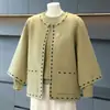 Conjunto de Duas Peças para Roupas de Mãe, Jaquetas de Primavera e Outono, Roupas Elegantes para Mulheres de Meia-Idade e Idosas, Roupas para Mãe, Roupas de Outono, Conjunto de Suéter Quente para Mulheres