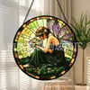 Colgante de Cristal de Mariposa Hada Vidrio de Color Adorno de Vidrio para Colgar en Casa Decoración de Ventana Atrapasoles de Jardín