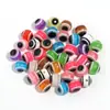 Accesorios para Joyería DIY Cuentas Redondas de Resina Cuentas Ojo Cuentas Sueltas Ojo del Diablo Cuentas Ojo de Pez Material para Pulseras de Joyería