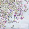 Rhinestones Redondos de Fondo Plano Serie de Tamaños Mixtos Decoraciones para Uñas, Populares en Xiaohongshu, Rhinestones para Uñas Portátiles DIY Venta al por Mayor