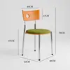 Silla de Comedor Nórdica Vintage de Madera Maciza para el Hogar Berg, Mesa y Sillas de Comedor de Diseñador Minimalistas Modernas de Moda, Estilo Retro Francés