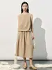Top de Seda sin Mangas para Mujer 2026 Primavera/Verano Nuevo Transpirable Adelgazante para el Trabajo Casual Lujo Ligero Chaleco Holgado Venta al por Mayor