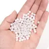 Perla de imitación ABS brillante de alta calidad, agujero recto, color beige, blanco puro, cuentas sueltas para bricolaje, accesorios de joyería, venta al por mayor