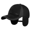 Novedad de Invierno Gorra de Béisbol con Felpa Talla Grande para Hombre Sombrero de Algodón Cálido para Exteriores Sombrero de Pato Engrosado de Lana Protección contra el Frío