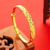 Pulseira feminina banhada a ouro de 10 mm com estrelas e chuva de meteoros, joias simples, barraca de areia e ouro, atacado de fábrica