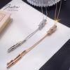 Cadena de suéter de estilo coreano Collar largo de estilo japonés y coreano para mujer Accesorios colgantes de ropa simples de moda versátiles de estilo coreano