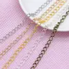 Acessórios para Joias DIY 5.5x3.2MM Corrente de Extensão Corrente de Cauda Alongada Corrente Removível Ouro de Imitação