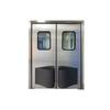 Acero inoxidable 304 puerta libre taller de alimentos supermercado puerta anticolisión retorno automático doble puerta