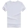 Camiseta de Modal para hombre de manga corta con cuello en V estilo coreano camiseta de verano sin cuello de manga corta de algodón mercerizado helado de color liso