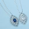 Jinse Europeu e Americano Pingente Colar de Latão Micro-incrustado Zircon Colar Moda Simples Novo Super Fada Pescoço Jóias para Mulheres