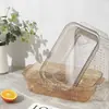 Caja organizadora de bandeja de frutas para snacks rectangular moderna simple de lujo ligero para celebridades de Internet